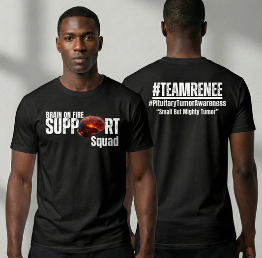 “Brain On Fire Support Squad” Awareness Tshirt”
