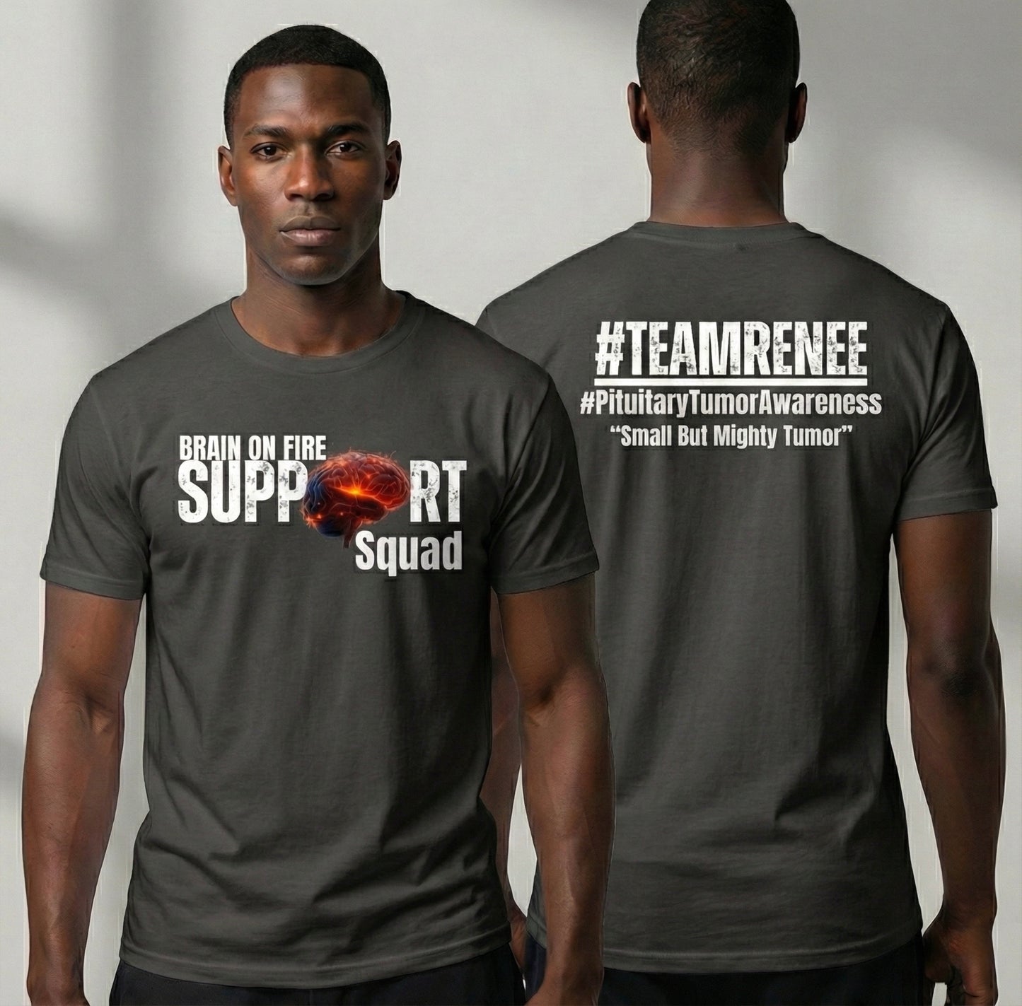 “Brain On Fire Support Squad” Awareness Tshirt”